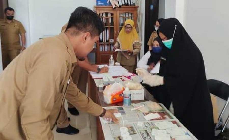 Kepala Disperkimtan Palangka Raya, Imbang Triadmaji mengatakan tes urine narkoba tersebut merupakan kegiatan yang memang rutin setiap tahun dilaksanakan