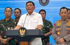 Menteri Pertahanan (Menhan) Sjafrie Sjamsoeddin menjelaskan maksud ucapan Presiden Prabowo Subianto soal indikasi adanya upaya makar dari aksi demonstrasi. Dok: Setpres